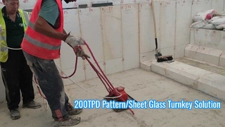 خط إنتاج الزجاج بنمط 200TPD، حلول EPC الجاهزة