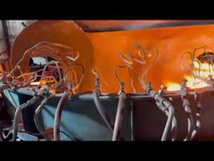 خط إنتاج زجاجات زجاجية سعة 300 مل، 380 فولت، آلة تشكيل زجاجات البيرة