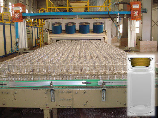 شراء خط إنتاج زجاجة زجاج فلينت جار زجاج البودينغ 300 مل online manufacture