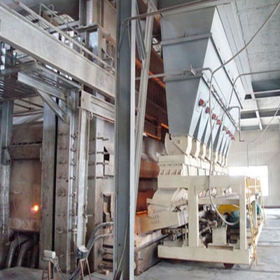 شراء 120Tpd الفرن المتقاطع المصمم خصيصاً المواد الحادية للنيران فرن ذوبان الزجاج online manufacture
