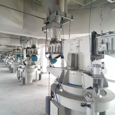 شراء مصنع حزم الزجاج 100Tpd نظام خلط 380V خلاط المواد للزجاج الحاوية online manufacture
