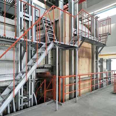 شراء Customized 380V End Fired Furnace Refractory Material Glass Furnace With Natural Gas Burner online manufacture