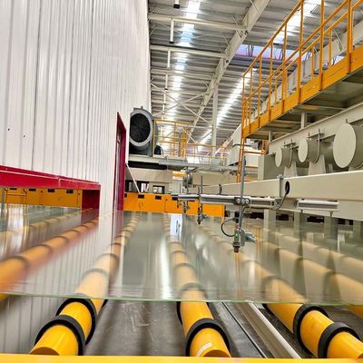 شراء خط إنتاج زجاج عائم شفاف مخصص مع حمام قصدير للبناء online manufacture