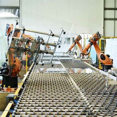 شراء خط إنتاج الزجاج المسطح 180T / D عالي الكفاءة للبناء online manufacture