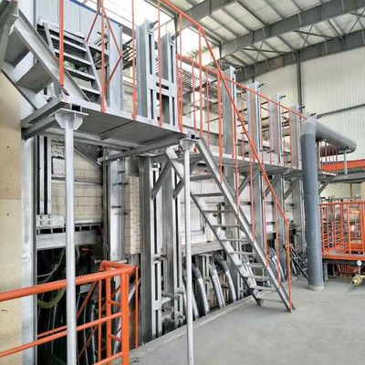 شراء High Capacity Glass Melting Furnace with Stable Temperature Control for Raw Material Melting Processes online manufacture