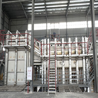 شراء 30TPD فرن ذوبان الزجاج مع بنية فولاذية من مواد مقاومة للنيران online manufacture