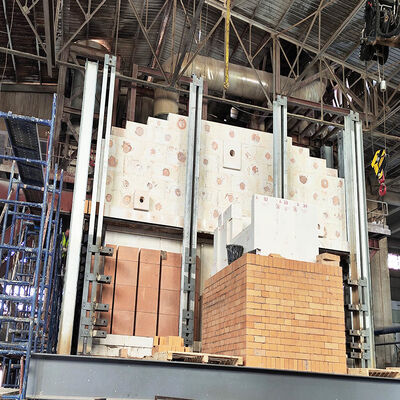 شراء 90TPD فرن ذوبان الزجاج وحدة ذوبان عالية الكفاءة لصناعة الزجاج online manufacture