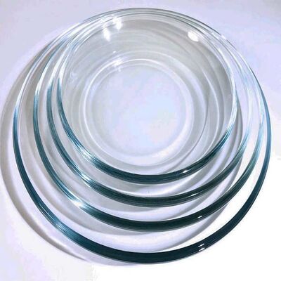 شراء سعة قابلة للتخصيص أدوات المائدة الزجاج الزجاج الشفاف الأطباق وعاء للزجاج المنزلي online manufacture