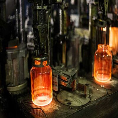 شراء طراز مخصص حاوية زجاج خط إنتاج 380 فولت زجاجة تشكيل آلة online manufacture