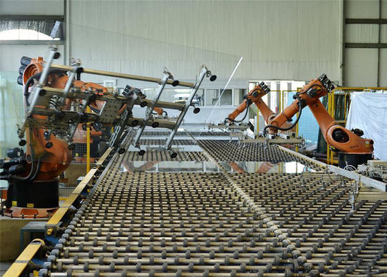 شراء خط إنتاج الزجاج المسطح 180T / D عالي الكفاءة للبناء online manufacture