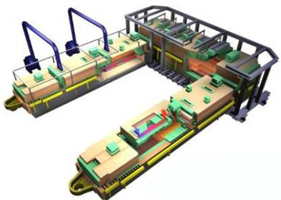 شراء فرن ذوبان الزجاج 50 TPD فرن مطفأ مع تصميم متقدم لتوفير الطاقة online manufacture